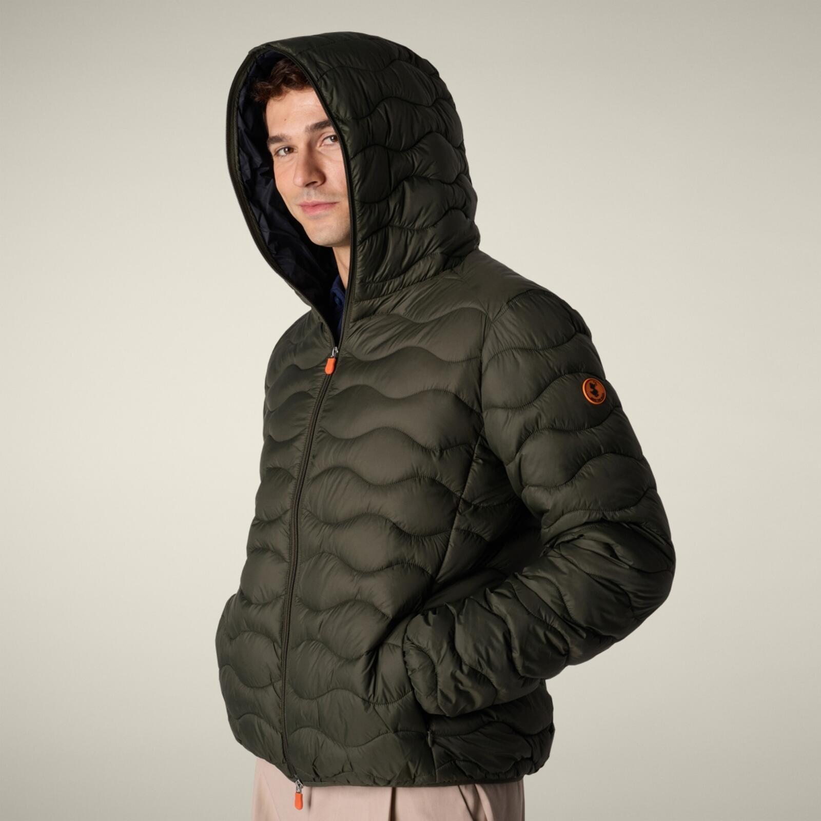 Erkek Kapüşonlu Mont Yeşil - Reef