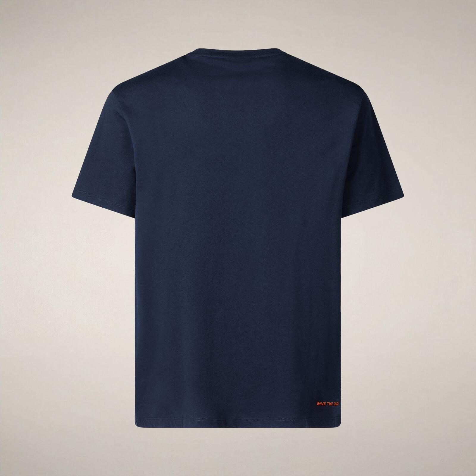 Erkek T-shirt Lacivert - Adelmar