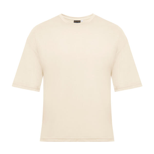 Bej Erkek Modal T-shirt