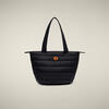 Unisex Orta Boy Shopper Çanta Siyah - Caron
