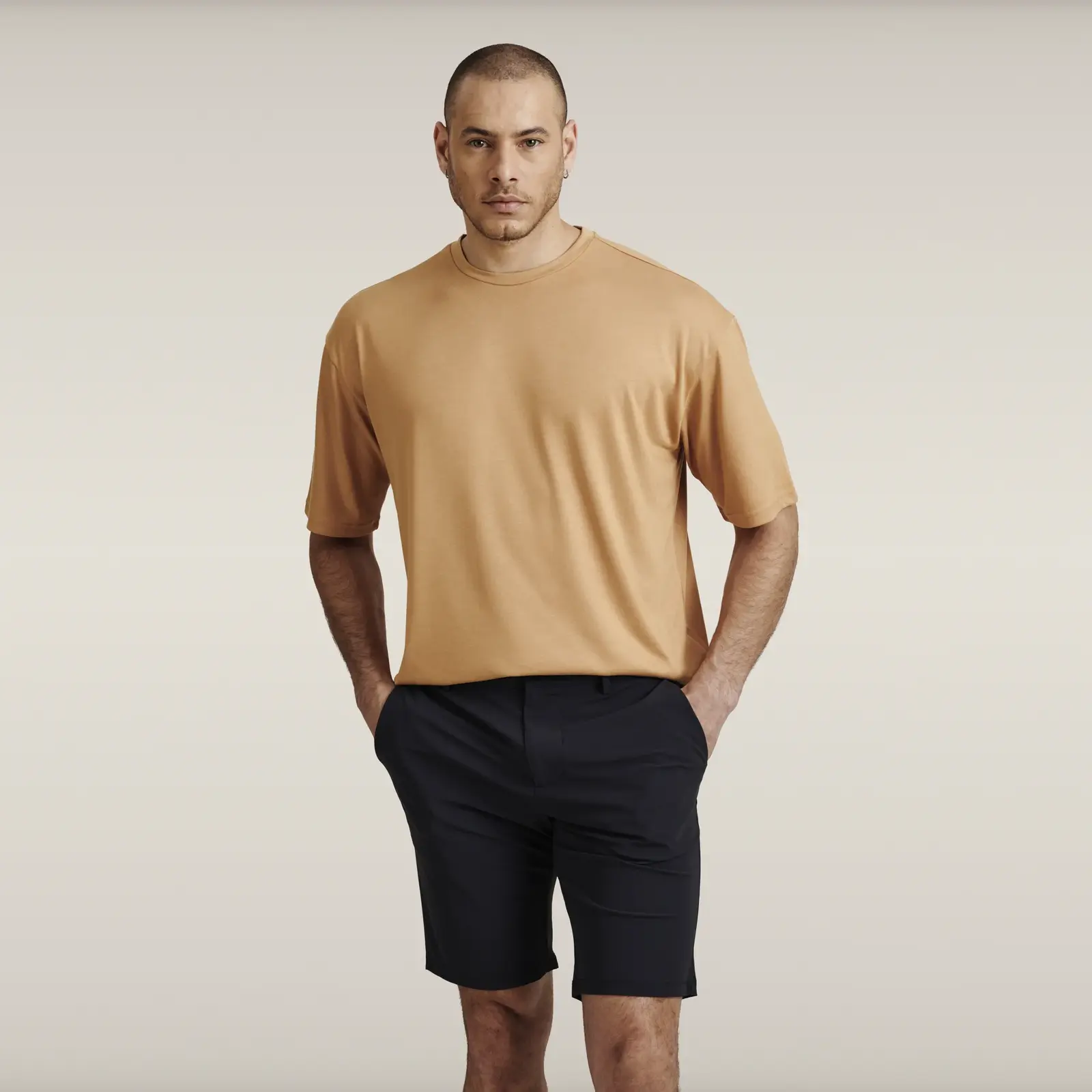Açık Kahverengi Erkek Modal T-shirt