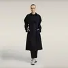 Kadın Trençkot Siyah-Gala