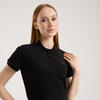 Kadın Siyah Polo Yaka T-shirt