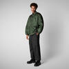 Unisex Bomber Ceket Yeşil - Usher