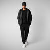 Erkek Sweatshirt Siyah - Uren