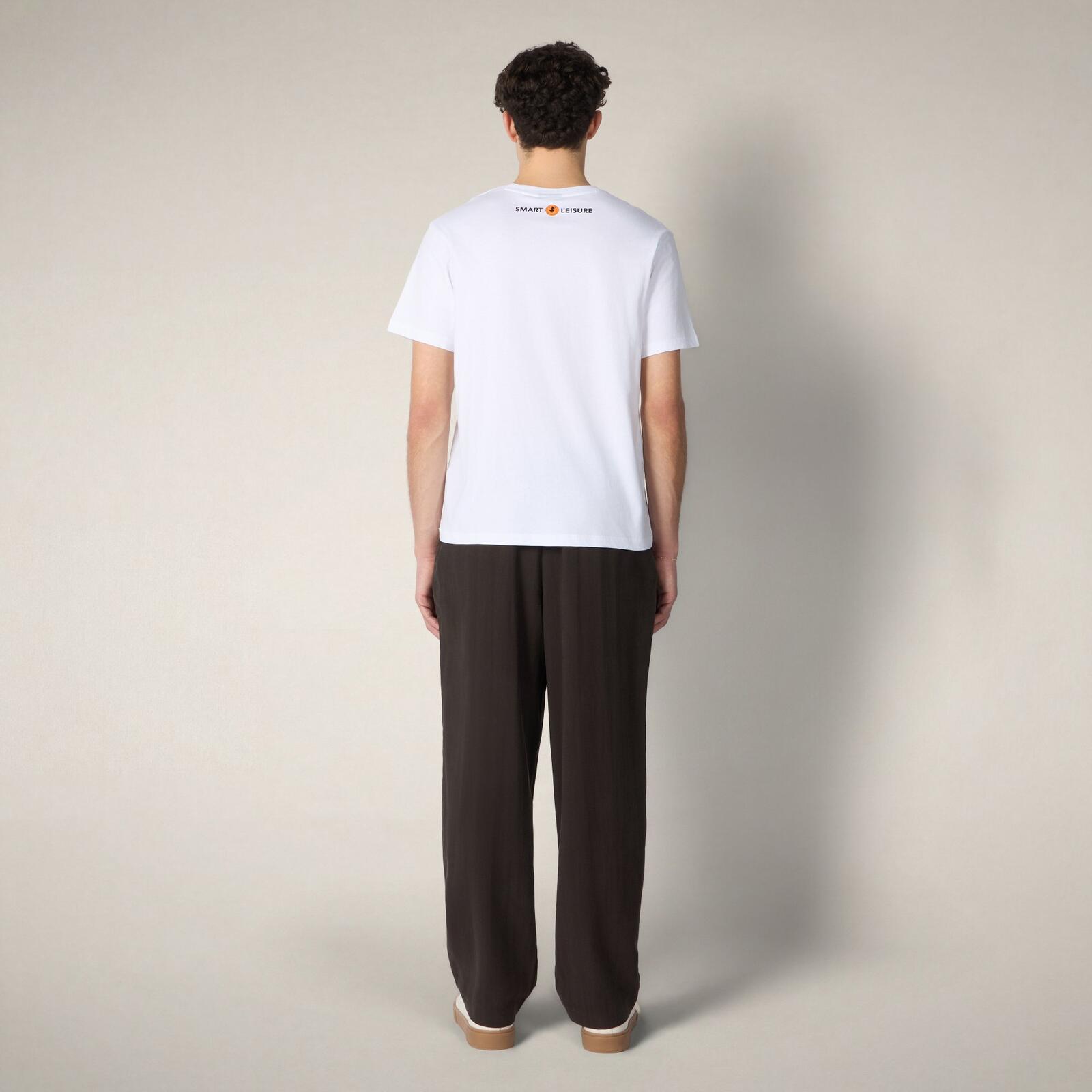 Erkek T-Shirt Beyaz-Cain