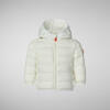 Unisex Çocuk Şişme Mont Beyaz - Wally