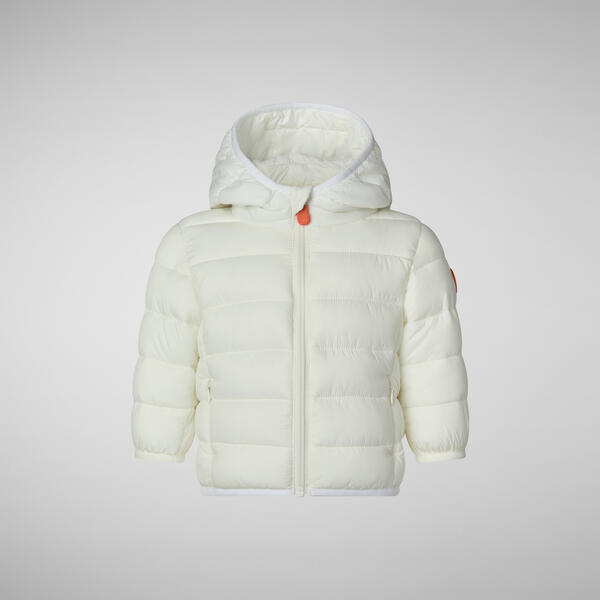 Unisex Çocuk Şişme Mont Beyaz - Wally