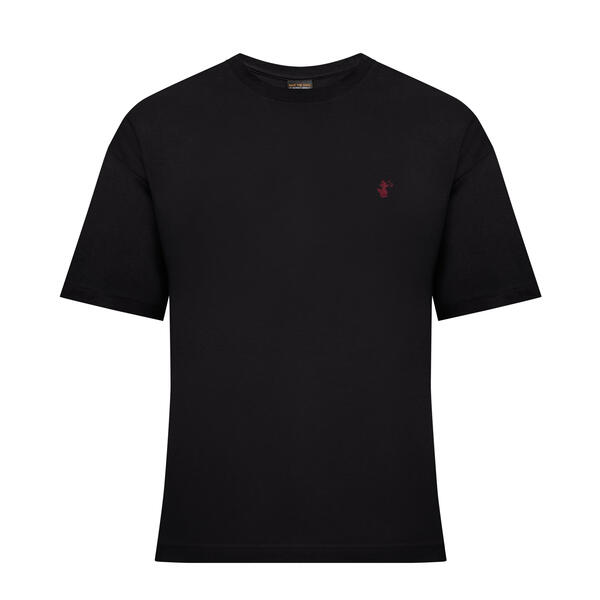 Erkek Siyah Oversized T-shirt