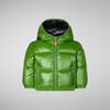 Unisex Çocuk Şişme Mont Yeşil - Jody