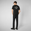 Erkek T-shirt Siyah - Hart