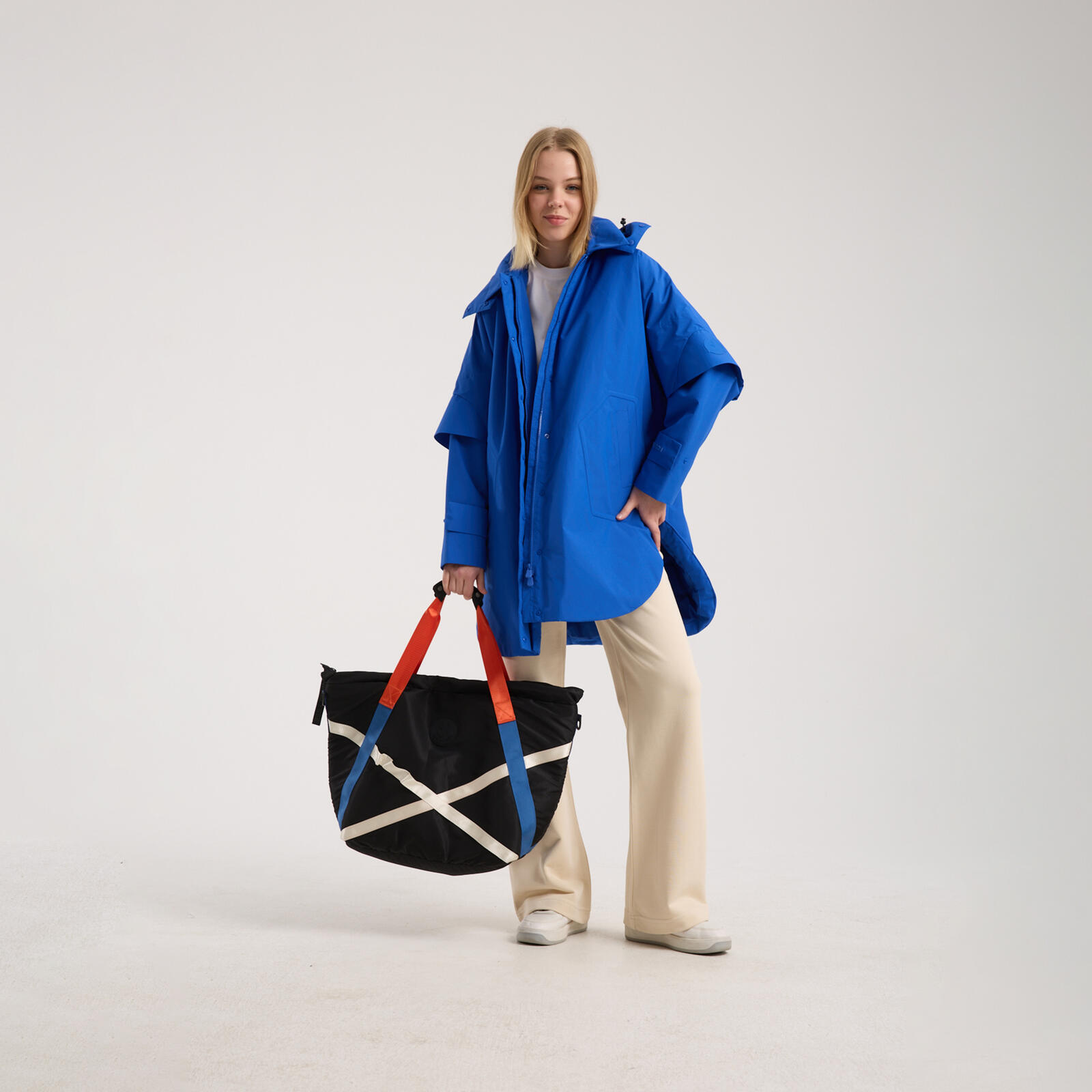 Unisex Küçük Boy Shopper Çanta Çok Renkli - Zoltan