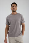 Erkek T-shirt Gri - Clem