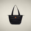 Unisex Küçük Boy Shopper Çanta Siyah - Cary