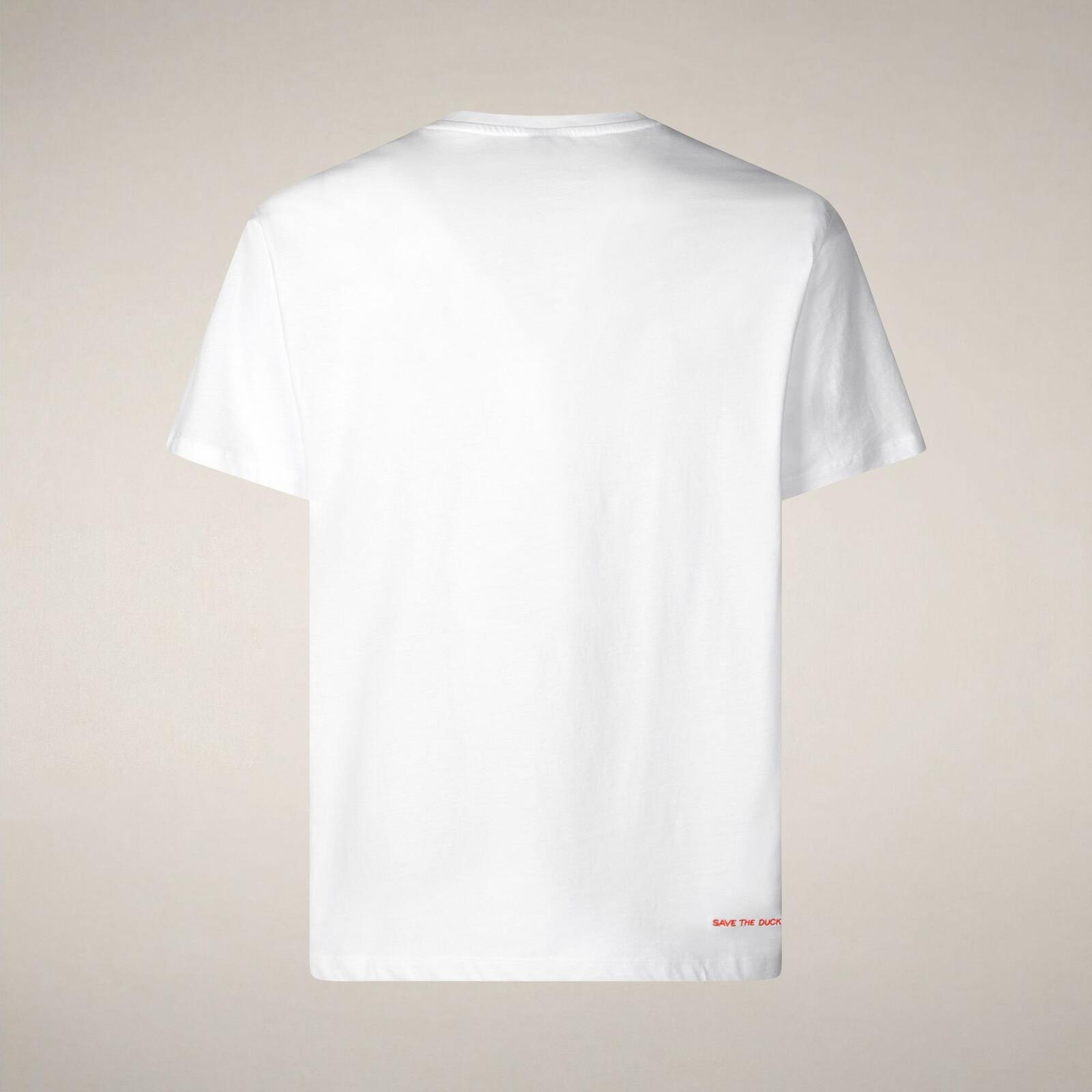 Erkek T-shirt Beyaz - Adelmar
