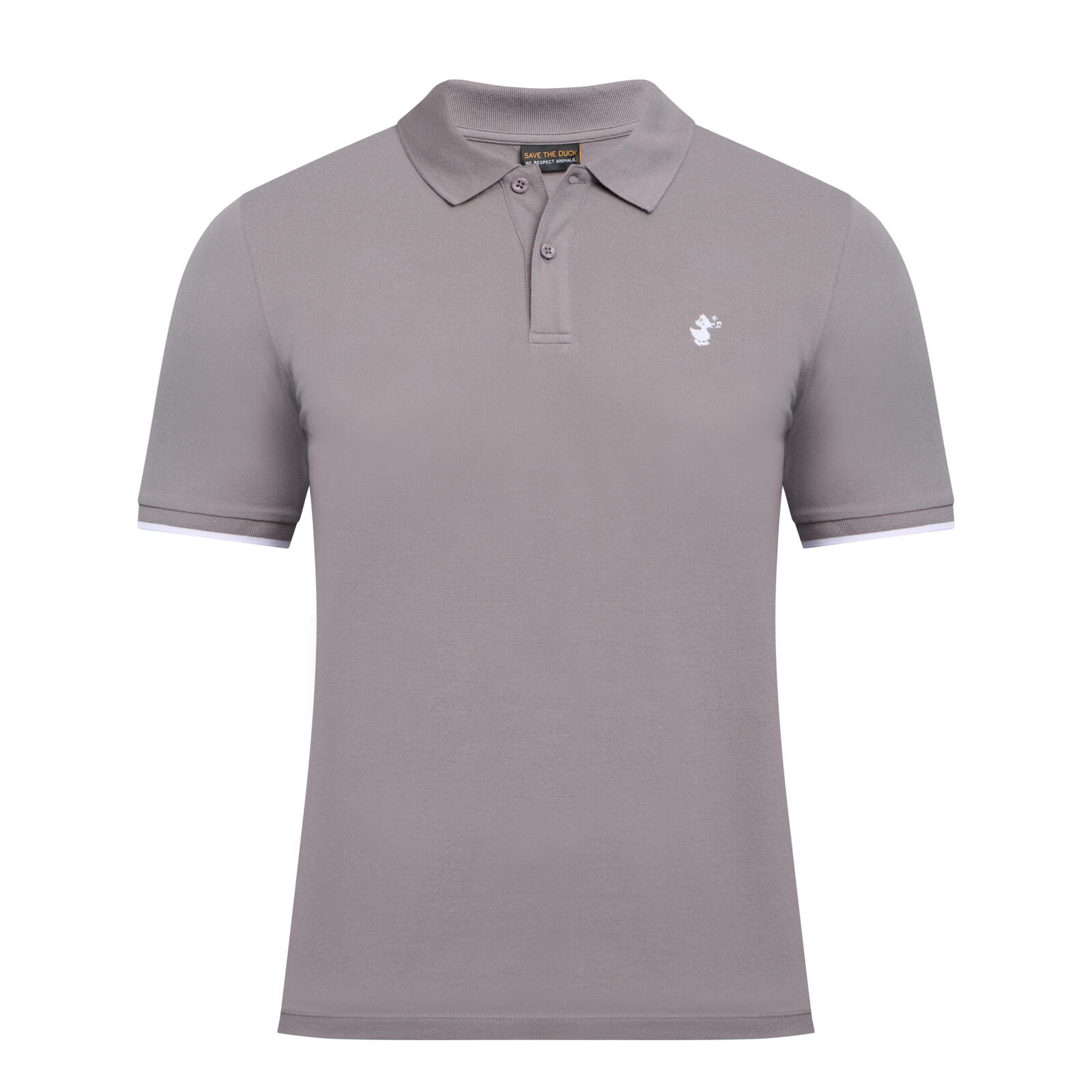 Erkek Koyu Gri Polo Yaka Pike T-shirt
