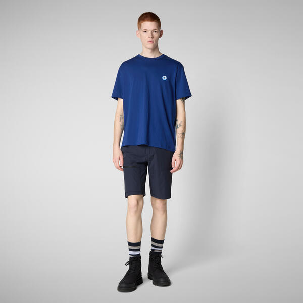 Erkek T-shirt Mavi - Caius