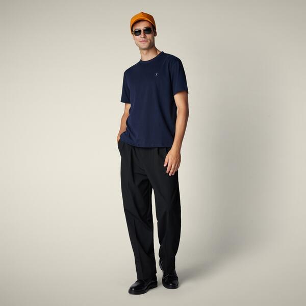 Erkek T-shirt Lacivert - Bram
