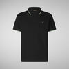 Erkek Polo Yaka T-shirt Siyah - Richard