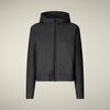 Kadın Kapüşonlu Sweatshirt Siyah - Pear
