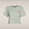 Kadın T-shirt Seladon Yeşili -AFINA