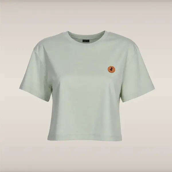 Kadın T-shirt Seladon Yeşili -AFINA