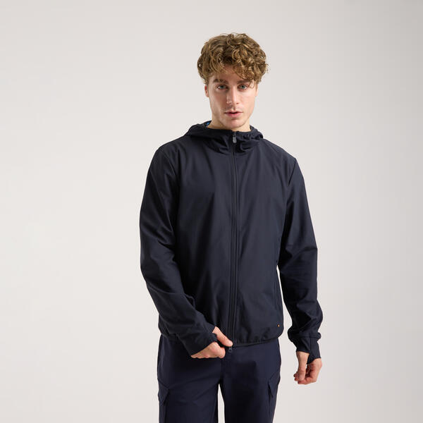 Erkek Fermuarlı Sweatshirt Koyu Lacivert - Delos