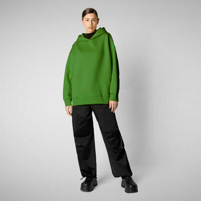Unisex Kapüşonlu Sweatshirt Yeşil - Itea
