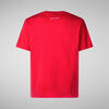 Erkek T-shirt Kırmızı - Caius