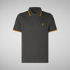 Erkek Polo Yaka T-shirt Gri - Richard