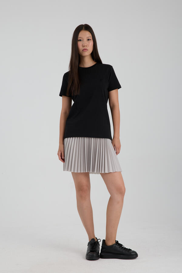 Kadın T-shirt Siyah - Iona