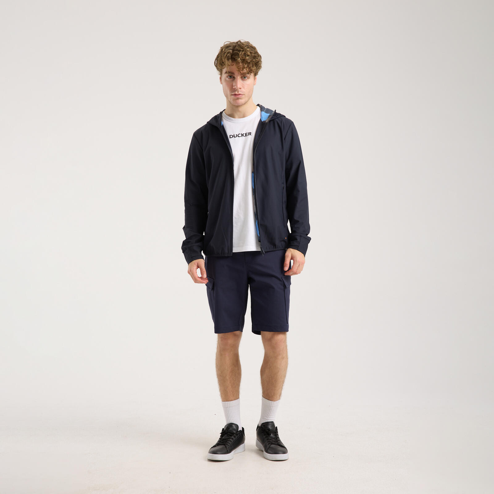 Erkek Fermuarlı Sweatshirt Koyu Lacivert - Delos