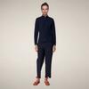 Kadın Fermuarlı Sweatshirt Lacivert - Pella