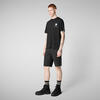 Erkek T-shirt Siyah - Noren