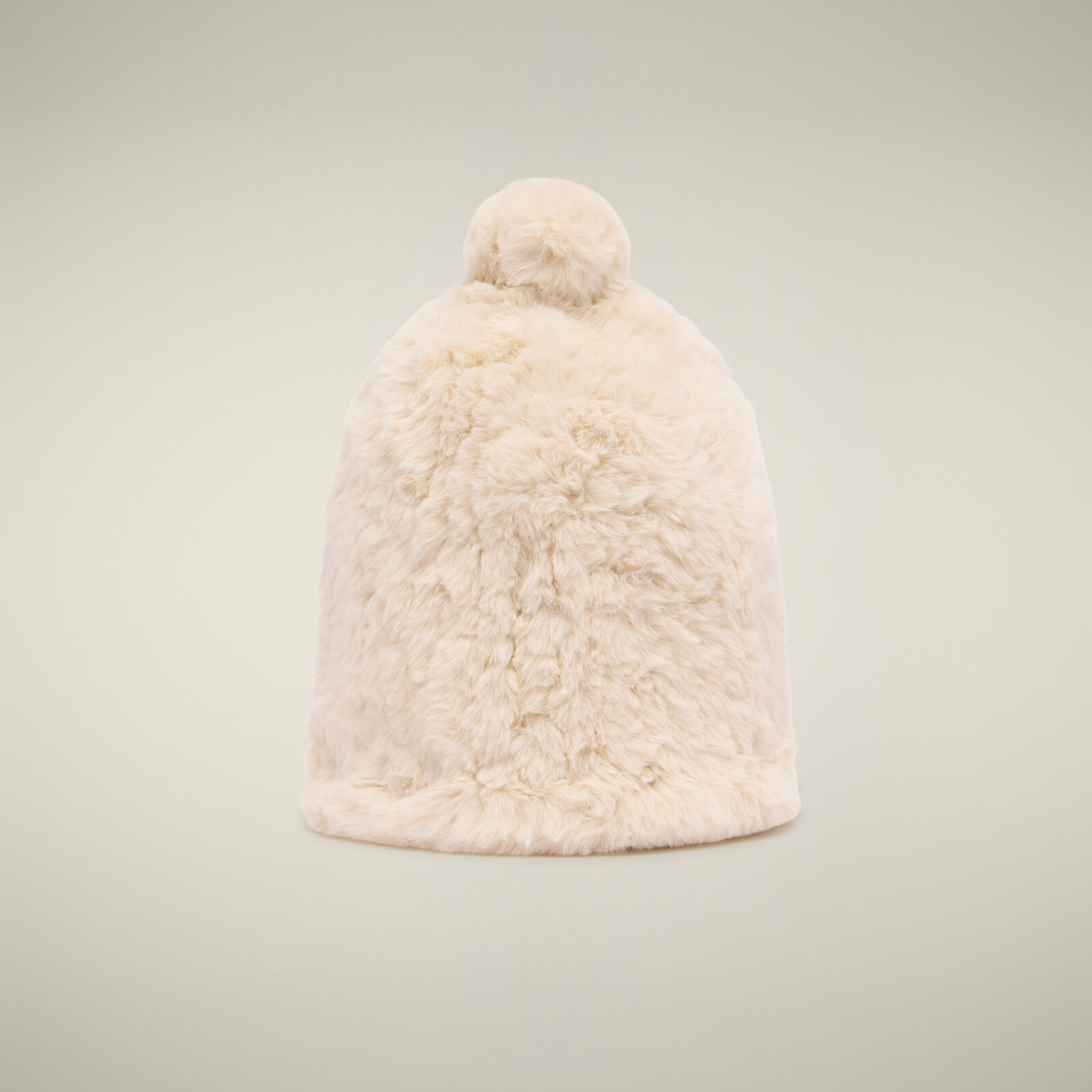 Unisex Örgü Bere Bej - Kini