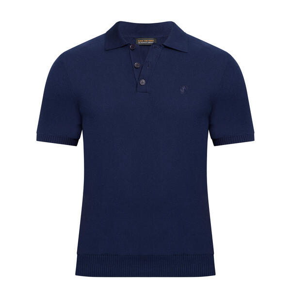 Erkek Lacivert Polo Yaka Kazak
