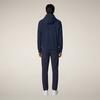 Erkek Fermuarlı Sweatshirt Lacivert - Luiz