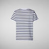 Çocuk Çizgili T-shirt Lacivert - Fox