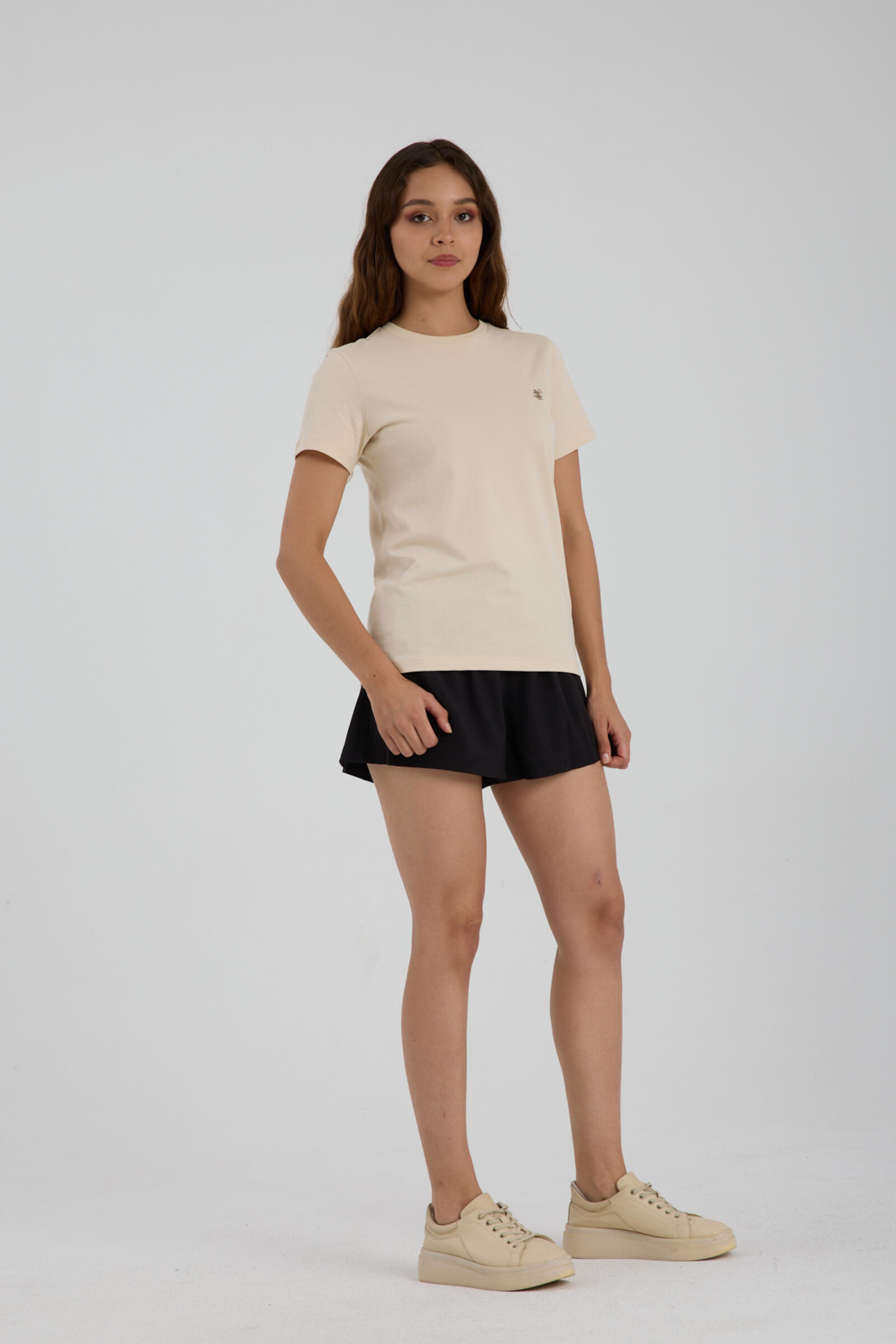 Kadın T-shirt Bej - Iona