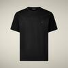 Erkek T-shirt Siyah - Bram