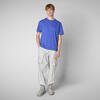 Erkek T-shirt Mavi - Bram
