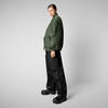 Unisex Bomber Ceket Yeşil - Usher