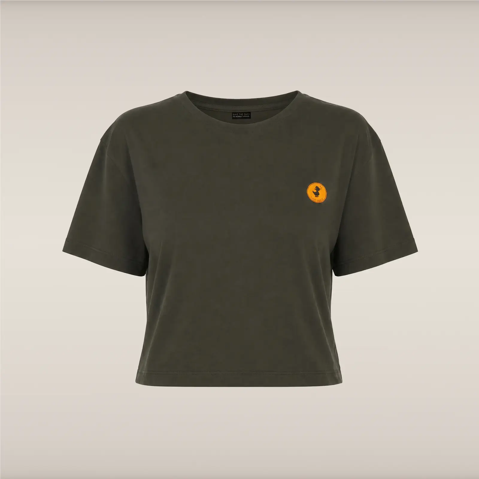 Kadın T-shirt Yılan Yeşili -AFINA