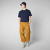 Erkek T-shirt Lacivert - Bram