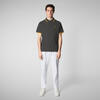 Erkek Polo Yaka T-shirt Gri - Richard