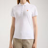 Kadın Beyaz Polo Yaka T-shirt
