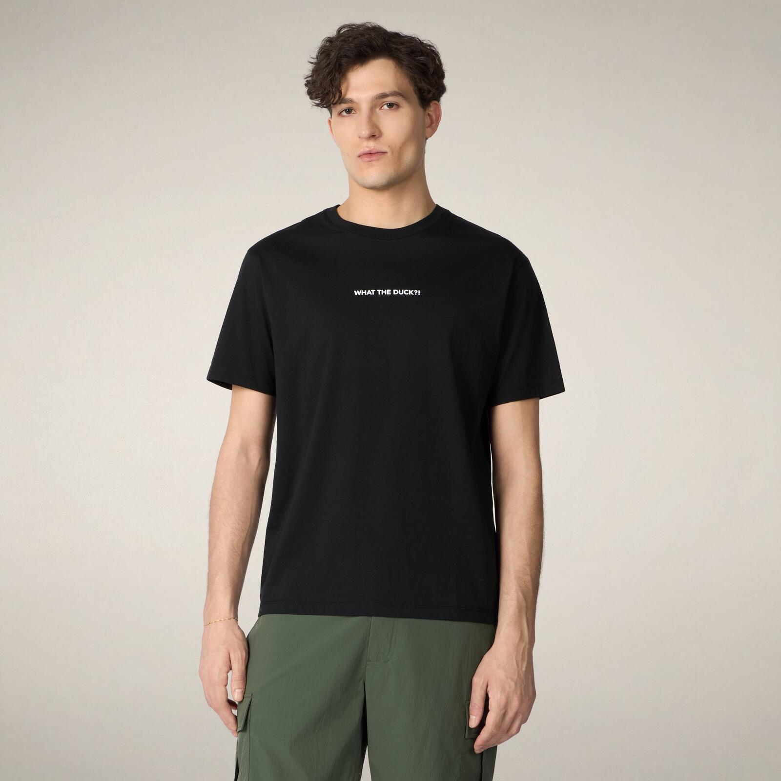 Erkek T-Shirt Siyah-Bern