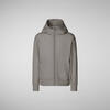 Çocuk Fermuarlı Sweatshirt Gri - Cassius