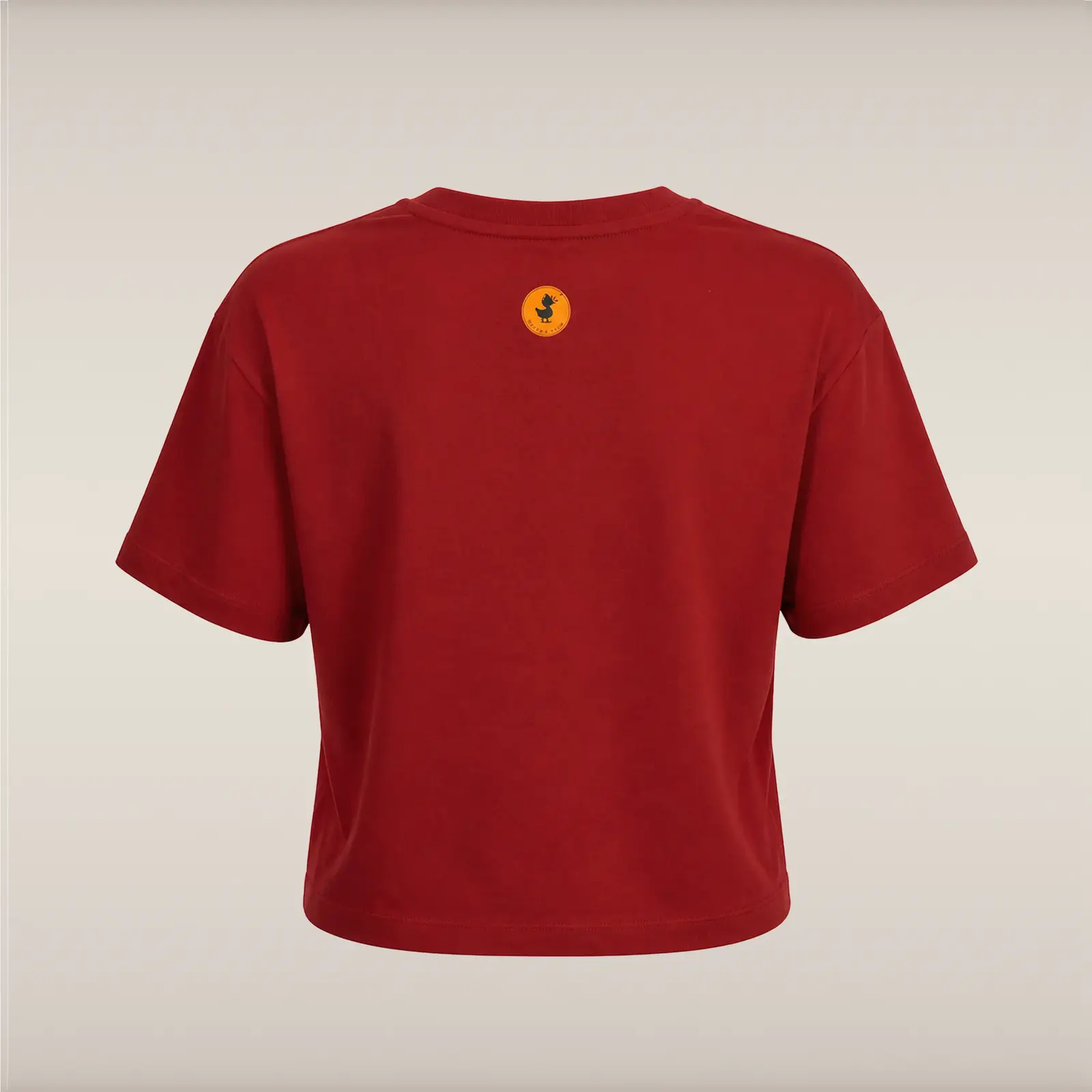 Kadın T-shirt Koyu Kırmızı -SO DUCKING COOL