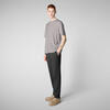 Erkek T-shirt Gri - Adelmar